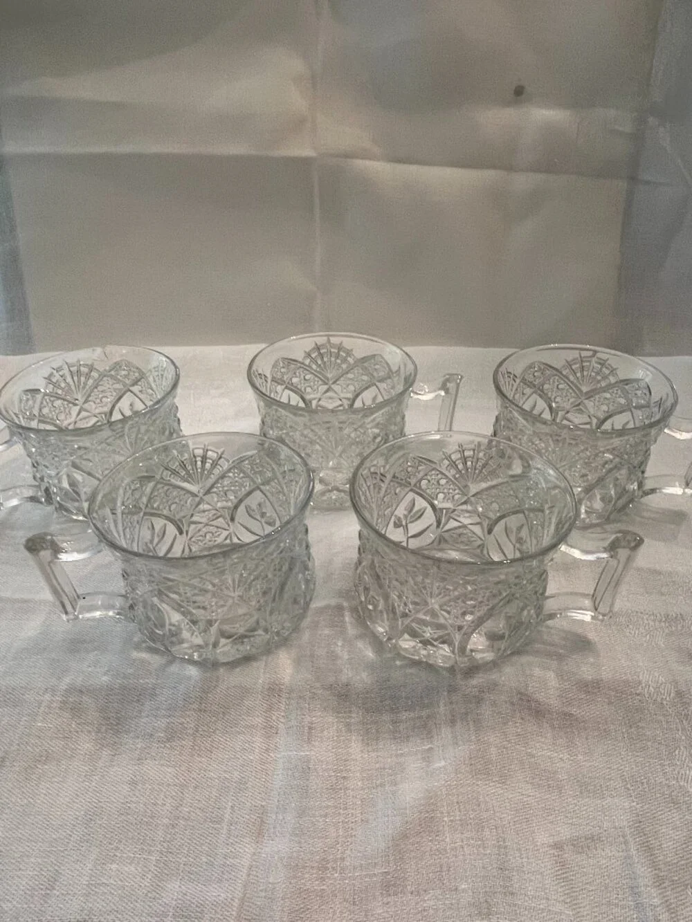 Set of 5 Rare Vintage Punch Cups